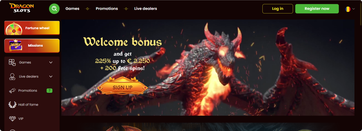 Dragon Slots cazinou